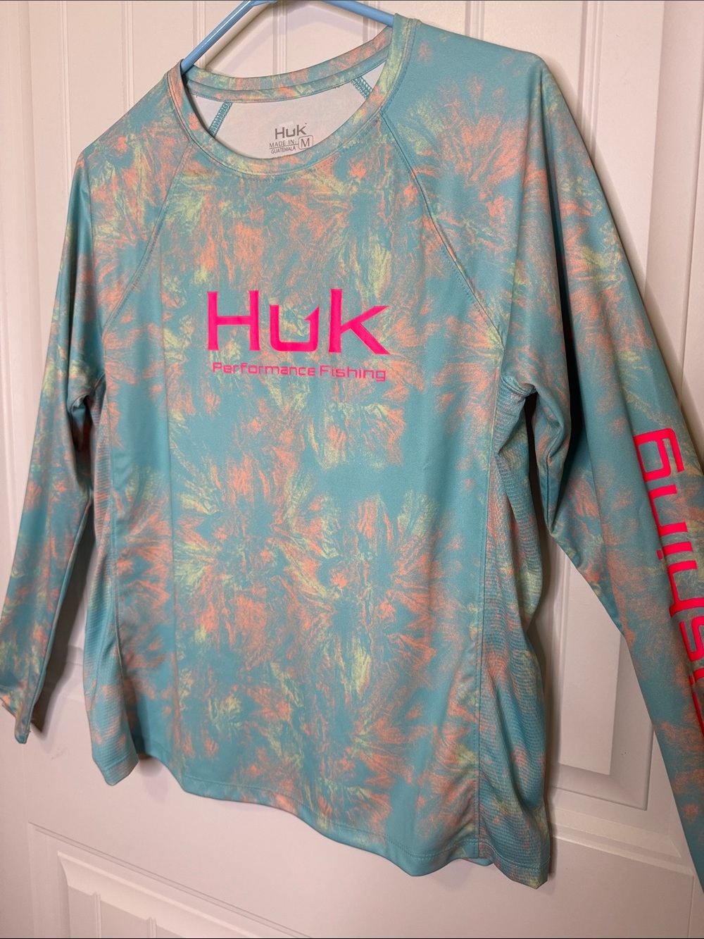 Huk Women’s Multicolor Performance Fishing Long Sleeve Shirt Size M - Picture 6 of 9